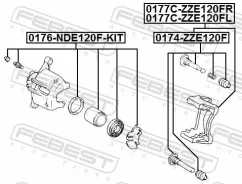 ������ ������������ �������� ���������� ��������� �������� ����� ����/��� Febest [0174ZZE120F] 0174ZZE120F ����