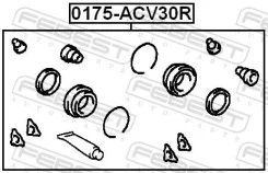 ��� �������� �������� Toyota ACV30/MCV30 Rr Febest 0175-ACV30R 04479-48030 0175ACV30R, ������ ������ 0175ACV30R ����