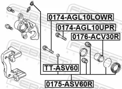 ���-�������� ����. �������� ���. Febest 0175-ASV60R 0175ASV60R ����