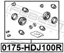 ����������� �������� ���������� ������� (�� ��� �������) Febest 0175HDJ100R 0175HDJ100R ����