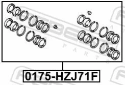 ����������� ������ �������� Toyota LAND Cruiser 70 1990- 0175-HZJ71F ����� ����� 0175HZJ71F ����
