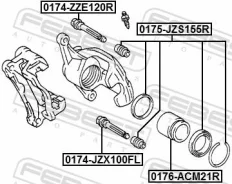 ����������� �������� ������� Toyota MARK 2 -1996 0175-JZS155R 0175JZS155R ����