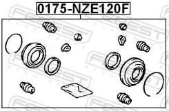 ����������� �������� ���������� ��������� (�� ��� �������) ����� ����/��� Febest [0175NZE120F] 0175NZE120F ����