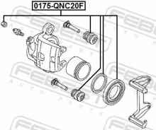 ����������� �������� ���������� ��������� (�� ��� �������) ����� ����/��� Febest [0175QNC20F] 0175QNC20F ����