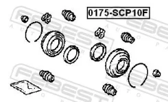����������� ������ �������� Toyota Yaros P1 99-05 0175-SCP10F ����� ����� 0175SCP10F ����