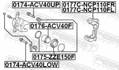 ����������� �������� ���������� ��������� Febest 0175-ZZE150F 0175ZZE150F ����