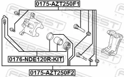 ������� ���� �������� �������� Toyota Corolla (E12) 0176-NDE120R-KIT 0176NDE120RKIT ����