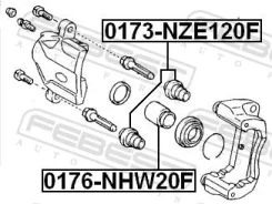������� �������� ���������� ��������� d54 ����� ����/��� Febest [0176NHW20F] 0176NHW20F ����