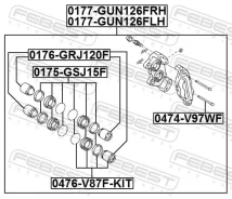 ������� ��������� ����� ���� Febest [0177GUN126FRH] 0177GUN126FRH ����