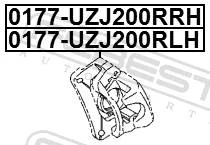 ������� ���� ������ Toyota LAND Cruiser 200 UZJ200/VDJ200 2007- 0177-UZJ200RRH 0177UZJ200RRH 0177UZJ200RRH ����