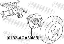 ������� ������ Toyota RAV4 ACA3#/ALA3#/GSA33/ZSA3# 2005.11-2012.12 ����. Febest 0182ACA30MR ����
