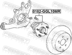 ������� ������ Toyota Highlander (NAP) ASU50/GSU5#/GVU58 2013.12-2019.11 ����. Febest 0182GGL10MR ����