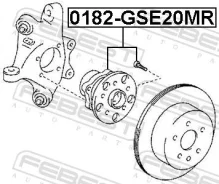 ��������� ������� ������ Toyota GS300/430/460 IS250 GRX12# GRS19# URS190/206/207 ALE20 0182GSE20MR ����