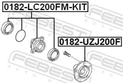 ��������� ������. ������� - �-�� [�������] Febest 0182-LC200FM-KIT 0182LC200FMKIT ����