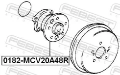 ������� ������ Toyota Camry -96 ����. Febest 0182MCV20A48R ����