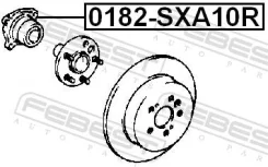 ������� �������� ��� ����/��� Febest [0182SXA10R] 0182SXA10R ����