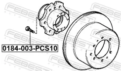 ������� �������� Toyota Hilux GGN15/25/35 -12 Febest 0184003PCS10 ����