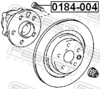 ������� ������� | ����/��� | ��� Toyota LAND Cruiser, Lexus LS, Lexus LX febest 0184-004 0184004 ����