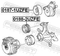 ����� �������� Toyota LAND Cruiser 100 4.7 0187-1UZFE ����� ����� 01871UZFE ����