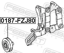 ����� �������� ����� ������������ �������� Febest 0187FZJ80 0187FZJ80 ����