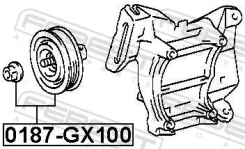 ����� �������� ����� ������������ (��������) Febest 0187-GX100 0187GX100 ����