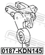 �������� ������ ��������� ��� Toyota Hilux, Toyota Hiace, Toyota LAND Cruiser Febest 0187-KDN145 0187KDN145 ����