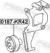 ����� ���������� ����� �������� Febest 0187-KR42 0187KR42 ����