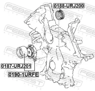 ����� �������� �������� Febest 0187URJ201 0187URJ201 ����