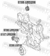 ����� �������� Febest 0187URS206 0187URS206 ����
