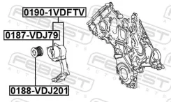����� �������� Febest 0187VDJ79 0187VDJ79 ����
