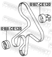 ����� �������� ����� ��� Febest ������� 0188CE120 | �������� �� ��, ������, 5 ����� | �������� �� 12 ��� | ������ � ������� | ������� 0188CE120 0188CE...