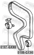 ����� �������� ����� ��� ��� Toyota Celica, Toyota Corona, Toyota Camry febest 0188-gx90 0188GX90 ����