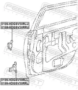 ����� ������ ������ ����� ������� Febest 0199Hdgsv50RRU 0199HDGSV50RRU ����