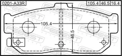 ������� ��������� ������ Febest 0201A33R 0201A33R ����