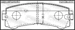 ������� ��������� | ��� ����/��� | Febest 0201WFGY61R 0201WFGY61R ����