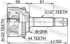   |  / | Febest 0210076A44 