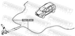 ���� ������� ������� ������, ����� ��� Renault Duster, Nissan Terrano 14- Febest 02100-D10 02100D10 ����