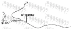 ���� ������� ������� ������, ����� ��� Renault Duster, Nissan Terrano 14-, Oldsmobile Ninety Eight Febest 02100-G15RA 02100G15RA ����
