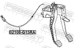 ���� ���������, ������, ����� ��� Dacia Logan, Nissan Almera III Febest 02108-G15RA 02108G15RA ����