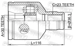 ���� ���������� 30x36.3x23 | ����� ���� | Febest 0211G15Ramtrh 0211G15RAMTRH ����