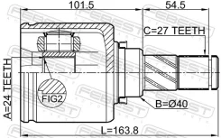 ���� �����. ���. J32 2.5 Febest 0211J32MR20LH 0211J32MR20LH ����