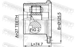   |  / | Febest 0211WD21 