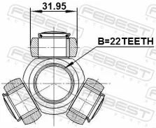 ������� 22x31.95 ������, ����� ��� Dacia Logan, Renault Kangoo, Infiniti FX Febest 0216-B10 0216B10 ����