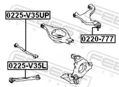 ������� ����� Nissan J31/32 V35/36 Y50 M35/45 J50 EX35/37 R32/33/34 0220777 ����