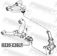 ����� ������� Nissan Urvan E25 2001.04-2012.06 ������ �����. ����. Febest 0220E26LF ����