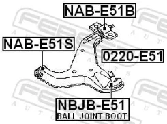 ����� ������� ��������� ������ 0220-E51 Febest 0220E51 ����