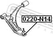 ����� ������� ��������� ������� ������ ������, ����� ��� Nissan Almera I, Nissan Lucino, Nissan Primera Febest 0220-N14 0220N14 ����