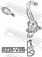 ����� ������� �������� ����������� ������ Febest 0220-V35 0220V35 ����