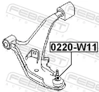 ����� ������� ������� ������ �������� ������ ����� ��� Nissan Primera, Nissan Sunny, Nissan Serena febest 0220-w11 0220W11 ����