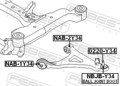 ����� ������� L/R Febest 0220-Y34 0220Y34 ����